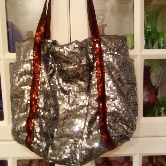🦋Gap Tote *Sequined handbag - Picture 3 of 3